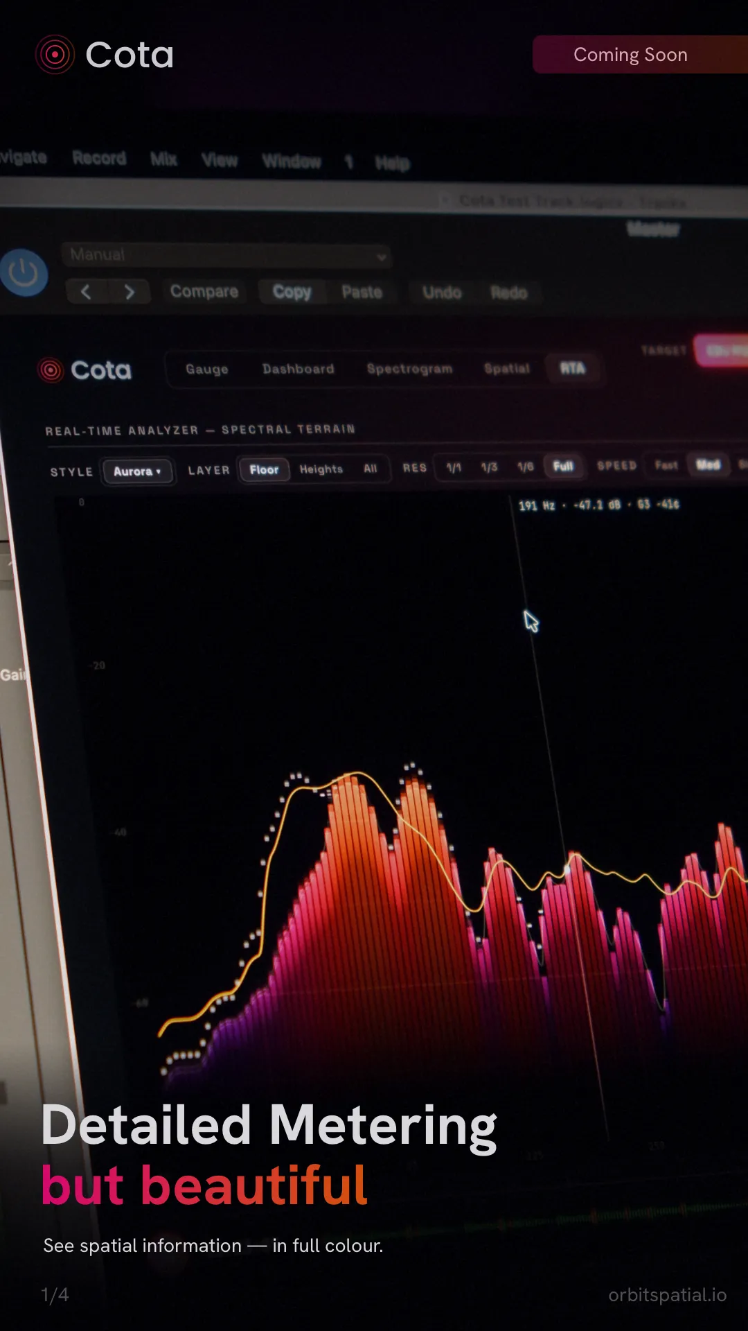 Cota spectral terrain analyser